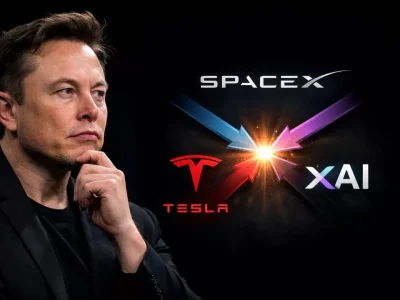 ایلان ماسک ظاهراً به‌دنبال ادغام اسپیس ایکس با تسلا و xAI
است