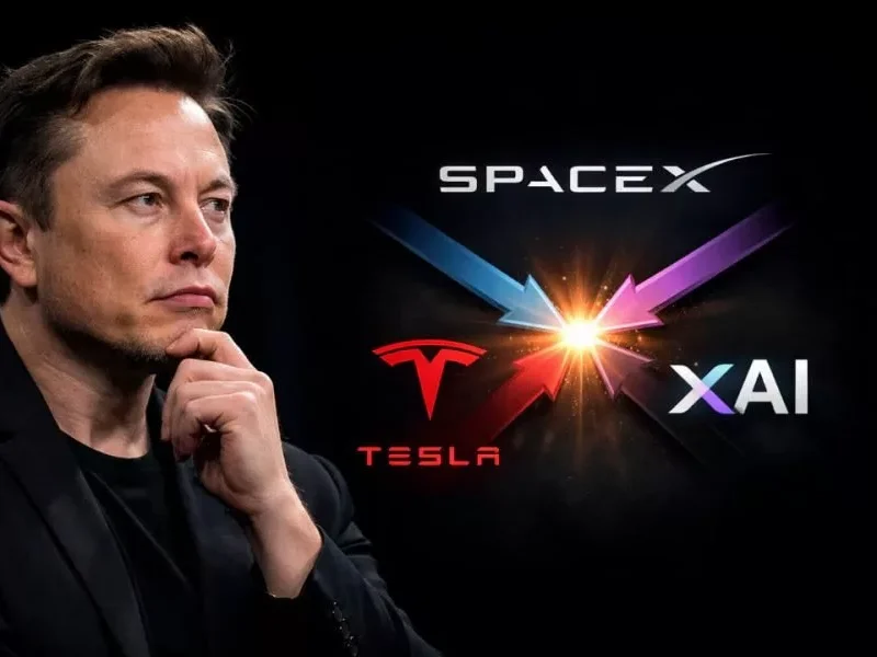 ایلان ماسک ظاهراً به‌دنبال ادغام اسپیس ایکس با تسلا و xAI
است