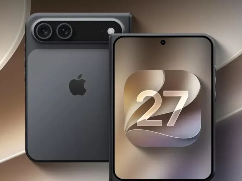اطلاعاتی از آیفون تاشو در کدهای اولین نسخه بتا iOS 27 لو
رفت